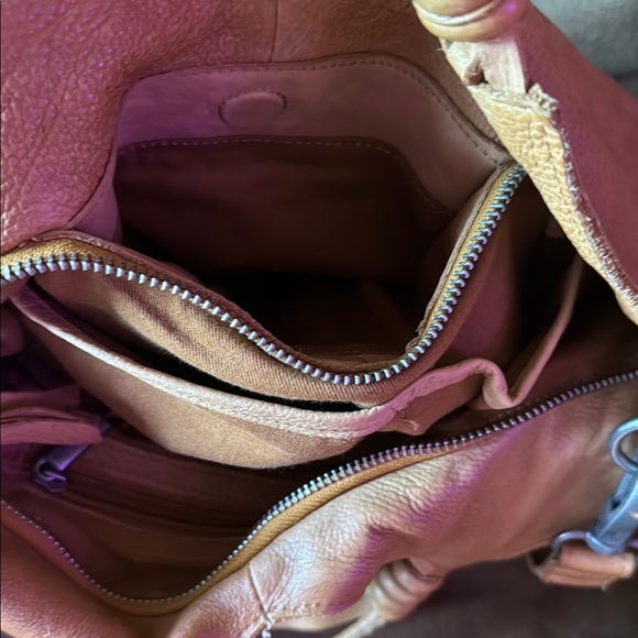 Tan Leather Women's Bag - Picture 5 of 8